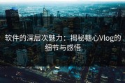 软件的深层次魅力：揭秘糖心Vlog的细节与感悟