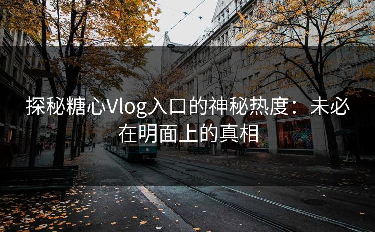探秘糖心Vlog入口的神秘热度：未必在明面上的真相